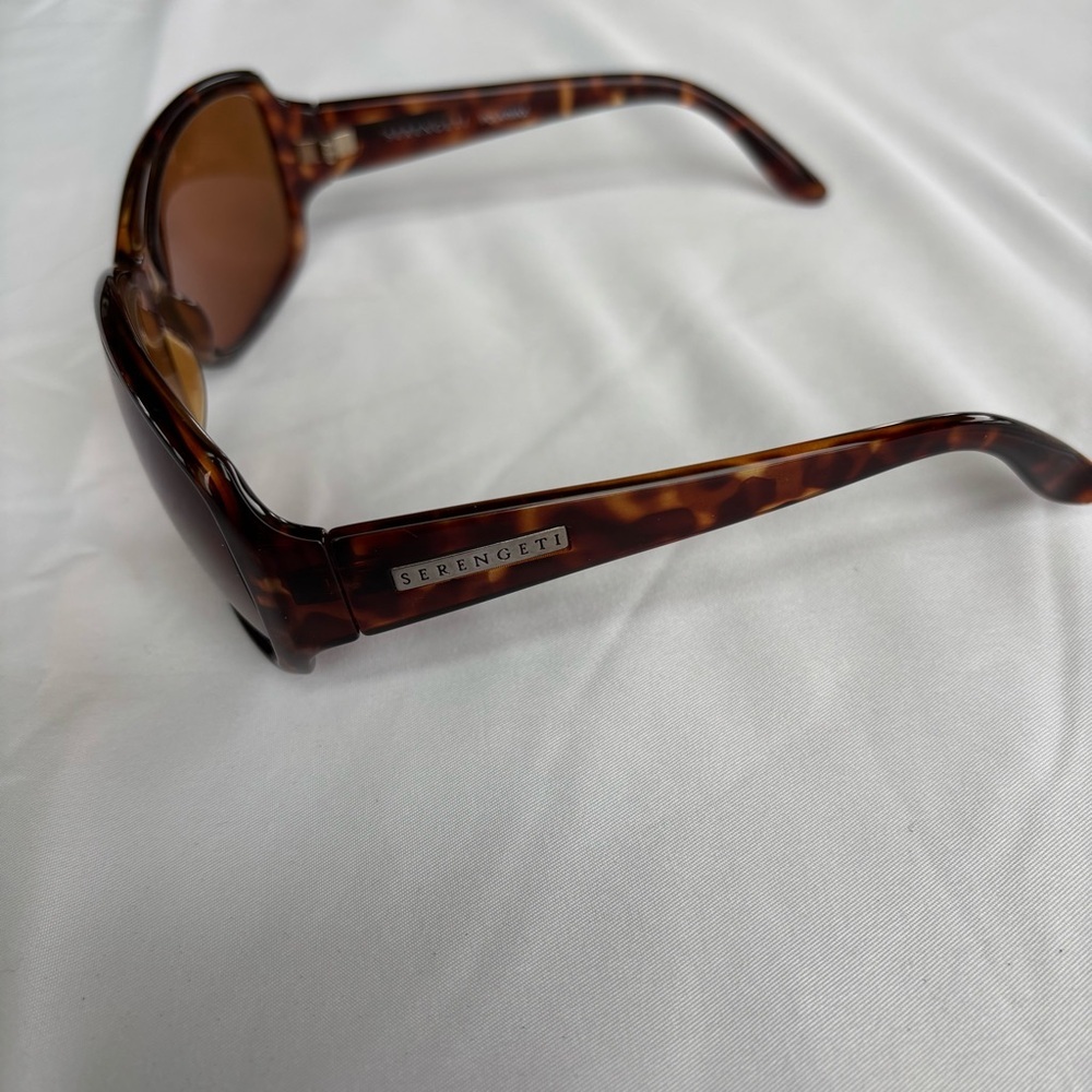 Serengeti Tortoise Shell Sunglasses Frames With P… - image 2